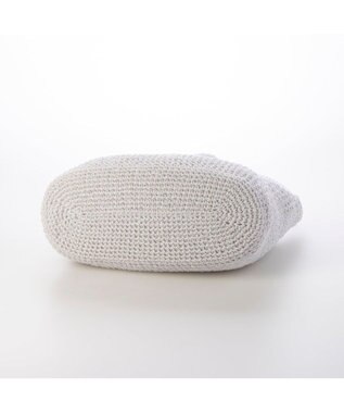 UNBILLION カシュカシュ cachecache / 2wayハンドルメタリックコード編みトートバッグ ホワイト