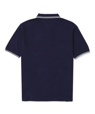 WEGO 【ユニセックス着用ITEM/SMLサイズ展開】別注USPOLOラインポロシャツ ネイビー