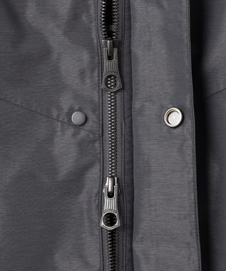 GOTAIRIKU ダウンライナー装着可【仕事で着用可】メランジシャンブレー スプリングブルゾン(26年モデル) ライトグレー系