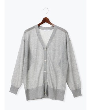 Te chichi 14GミドルVネックカーディガン《2026 SUMMER LOOK item》 グレー