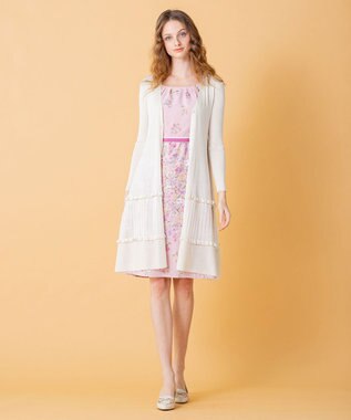 TOCCA LINEN GARDEN ドレス ローズ系