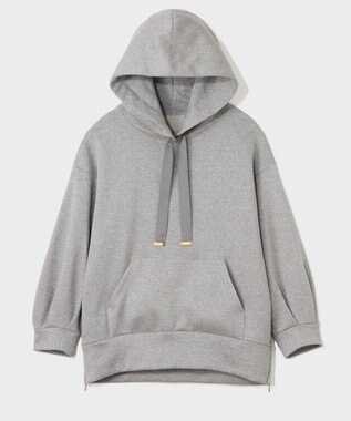 GRACE CONTINENTAL ラメ起毛裏毛フーディ グレー