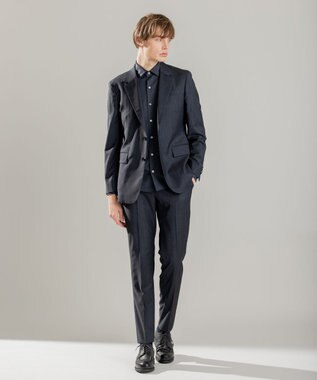 JOSEPH HOMME LUX MURINE STRETCH JACKET ネイビー系