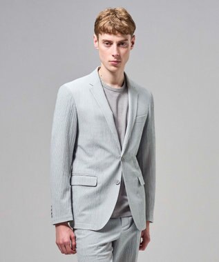 JOSEPH HOMME 新色追加【セットアップ対応】トリコサッカーストレッチ　 ジャケット グレー系5