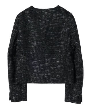 Green Parks ｅｆ－ｄｅ　ツィード調ノーカラージャケット Navy