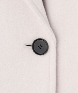 ICB L ウールカシミヤメルトン チェスターコート トープ