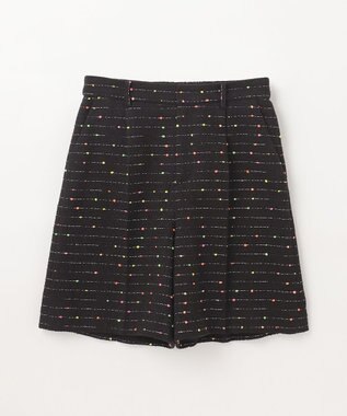 GRACE CONTINENTAL ネオンドットジャガードパンツ ブラック