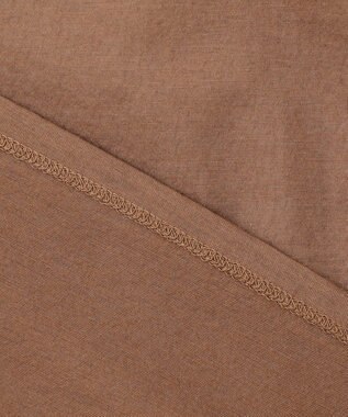 ICB L 【洗える】46Gハンドレッドジャージー プルオーバー ブラウン×サックス系