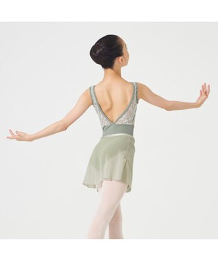 Chacott 【MAY NAGAHISA】ジュニア スカート シーグリーン