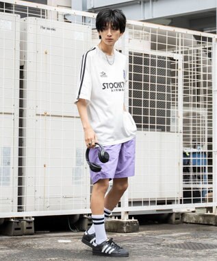 WEGO 【速乾/ウエストゴム/SMLサイズ】ナイロンイージーショーツ ライトパープル