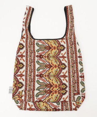 GRACE CONTINENTAL Fabricマルシェbag1 オレンジ