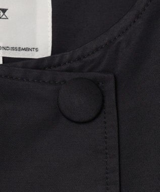 23区 【VERYコラボ/撥水加工】グロッシーツイル アウター ブラック系