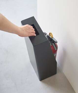 tower 消火器スタンド タワー ブラック ブラック