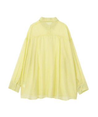 earth music&ecology シアーシャツ Yellow