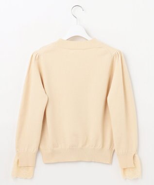 Feroux レースコンビ ニット クリーム系