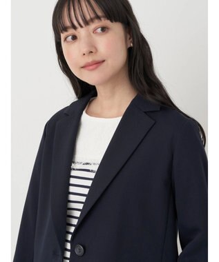 earth music&ecology シングルテーラードジャケット Navy