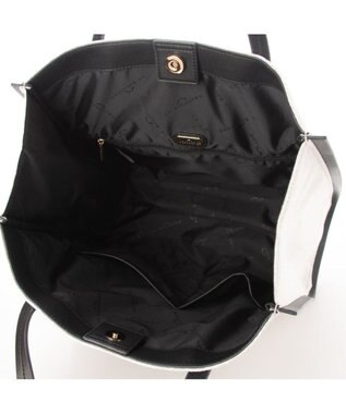 LA BAGAGERIE 【STOF】フラワープリントスクエアトート ホワイト