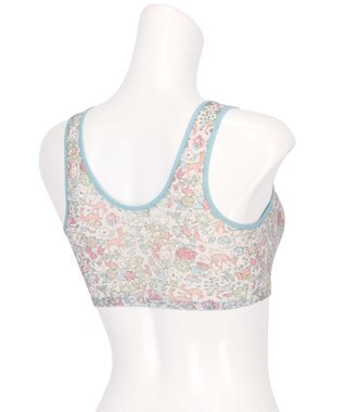 une nana cool MADEWITHLIBERTYFABRICナイトアップブラ ターコイズブルー