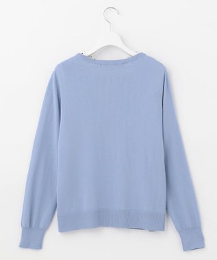 自由区 【WEB限定】ニットカーディガン×ブラウス セット アイボリー系9