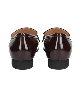 Bridget Birkin ＜抗菌消臭＞【Bridget Birkin】スクエアトゥビットローファー ダークブラウンエナメル