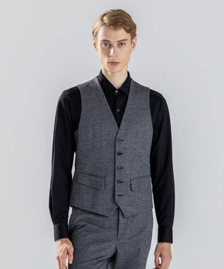 JOSEPH HOMME 新素材【ストレッチ/セットアップ対応】クリアドビージャージー ジレ ライトグレー系