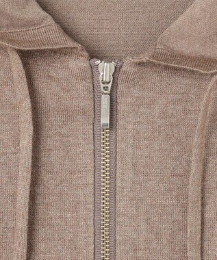 J.PRESS LADIES Vis/Peスパーク ニット パーカー モカ系