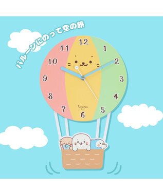 Mother garden しろたん バルーン型 掛け時計 -