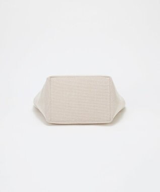 TOPKAPI 【Breath TOPKAPI】SMILE COLLECTION エンボス スマイル 2way トートバッグ /スマイルチャーム付き ベージュ