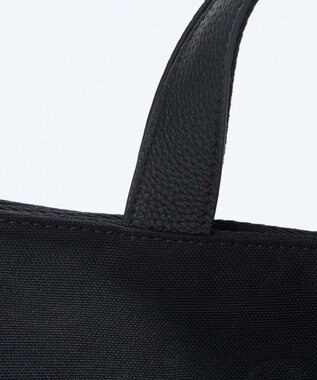 TOPKAPI 【Breath TOPKAPI】SMILE COLLECTION エンボス スマイル 2way トートバッグ /スマイルチャーム付き ブラック