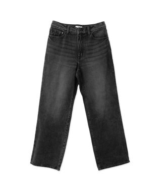 WEGO 【ユニセックス着用ITEM/SMLサイズ展開】デニムストレートパンツ グレー
