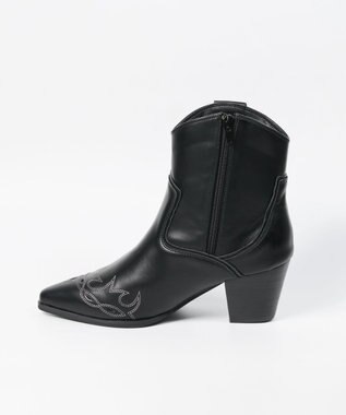 BONTRE 【MIONOTIS/ミオノティス】ショートウェスタンブーツ/40412 ブラック