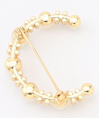 ANY SIS クレセントセット ブローチ ゴールド