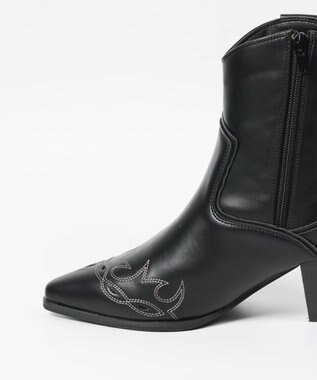 BONTRE 【MIONOTIS/ミオノティス】ショートウェスタンブーツ/40412 ブラック