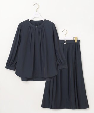 ANY SIS 【全骨格対応】セットアップ ワンピース ネイビー