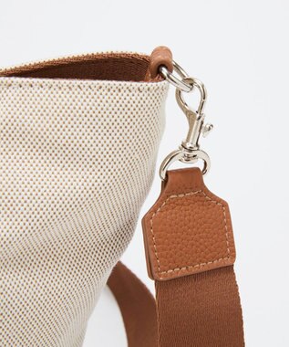 TOPKAPI 【Breath TOPKAPI】SMILE COLLECTION エンボス スマイル 2way トートバッグ /スマイルチャーム付き ベージュ