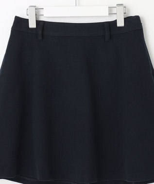 23区GOLF きれい目エレガントスタイルに！【WOMEN】【ストレッチ】フレアスカート ネイビー系