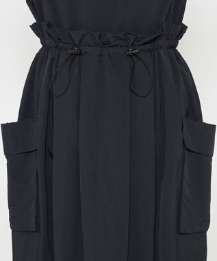 uncrave 【撥水・洗濯機洗い可】ライトプルーフナイロン スカート（uncrave WHITE） ブラック