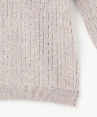 J.PRESS LADIES 【洗える】KNIT BASIC ハイネック ニット ベージュ系
