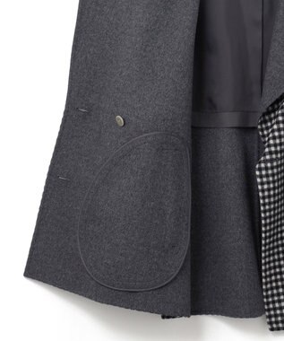 ICB WoolRever ショートコート チェック系