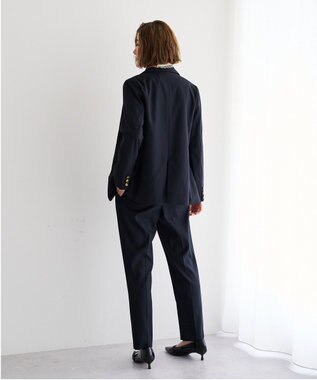 YECCA VECCA 美脚テーパードパンツ Navy