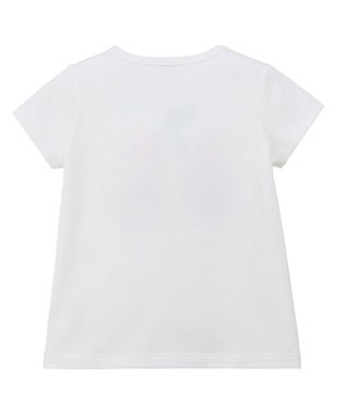 MIKI HOUSE HOT BISCUITS 【80-120cm】キャビット×さくらんぼ 半袖Tシャツ 白