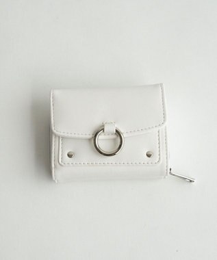 WEGO リングフラップウォレット ホワイト