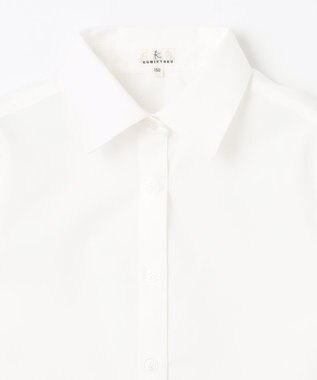 組曲 KIDS 【150-170㎝】リボン付き ブラウス オフホワイト系