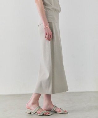 BEIGE， NADIA / 異素材ライン ストレッチニットスカート