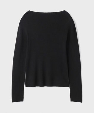 GRACE CONTINENTAL ハイゲージウールニットトップ ブラック
