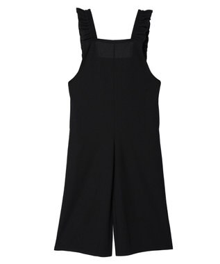 Green Parks ・ＲＡＹ　ＣＡＳＳＩＮ　ラッフルショルダーサロペット Black