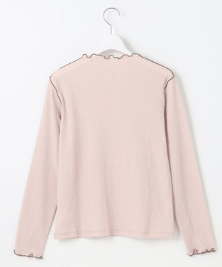 Feroux 【洗える】シアーメロー プルオーバー ピンク系