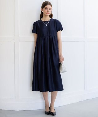 23区 L 【APPLAUDIR】トリアセシャンタン ドレス ネイビー