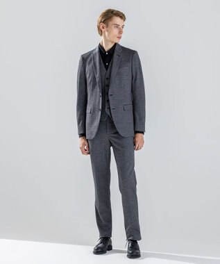 JOSEPH HOMME 新素材【ストレッチ/セットアップ対応】クリアドビージャージー   テーパードパンツ / CITY ライトグレー系