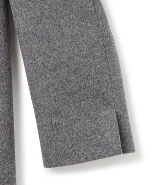 23区 ウールカシミヤビーバー フーデット コート グレー系